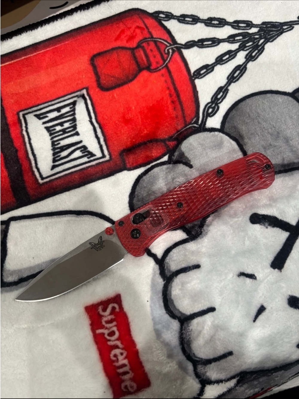 Benchmade Red Folding Pocket Knife – Lightweight EDC Blade